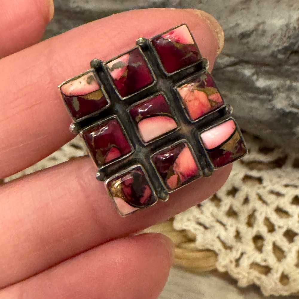 ROSE DHALIA STERLING RING - Picture 11 of 12